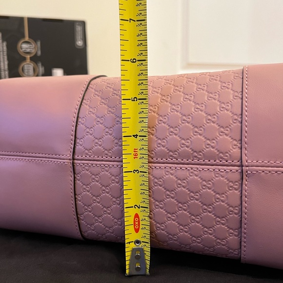 GENUINE, NEW! NEVER USED!! Gucci satchel in dusty pink. - Picture 15 of 15